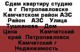 Сдам квартиру-студию в г. Петропавловске-Камчатском район АЗС › Район ­ АЗС › Улица ­ Тушканова › Дом ­ 11 › Цена ­ 2 500 - Камчатский край, Петропавловск-Камчатский г. Недвижимость » Квартиры аренда посуточно   . Камчатский край,Петропавловск-Камчатский г.